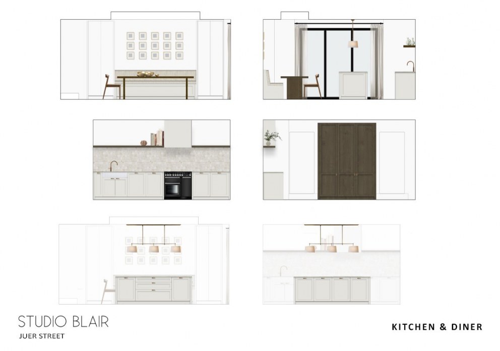 Juer House | Kitchen Diner (Visual) | Interior Designers